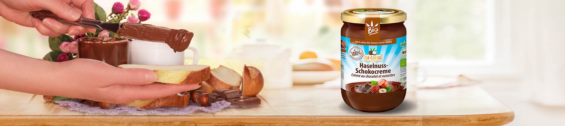 Bio-Haselnuss-Schokocreme Bio-Haselnuss-Schokocreme