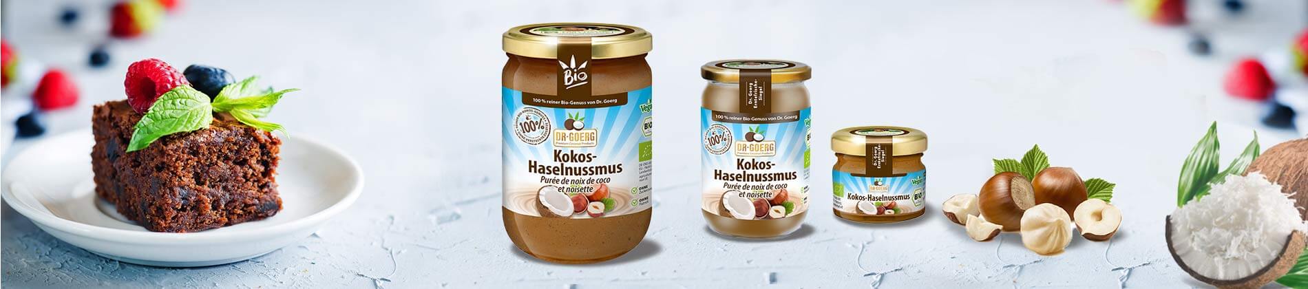 Bio-Kokos-Haselnussmus Bio-Kokos-Haselnussmus