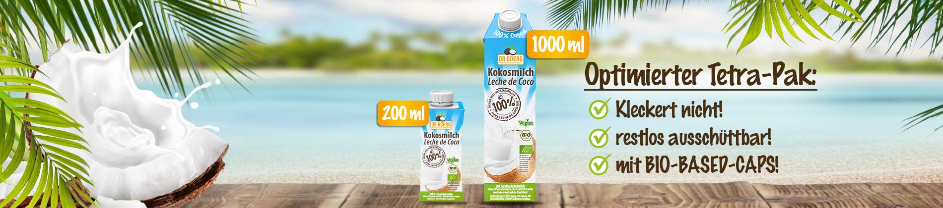 Bio-Kokosmilch Bio-Kokosmilch