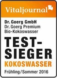 Vitaljournal Test Sieger Kokoswasser